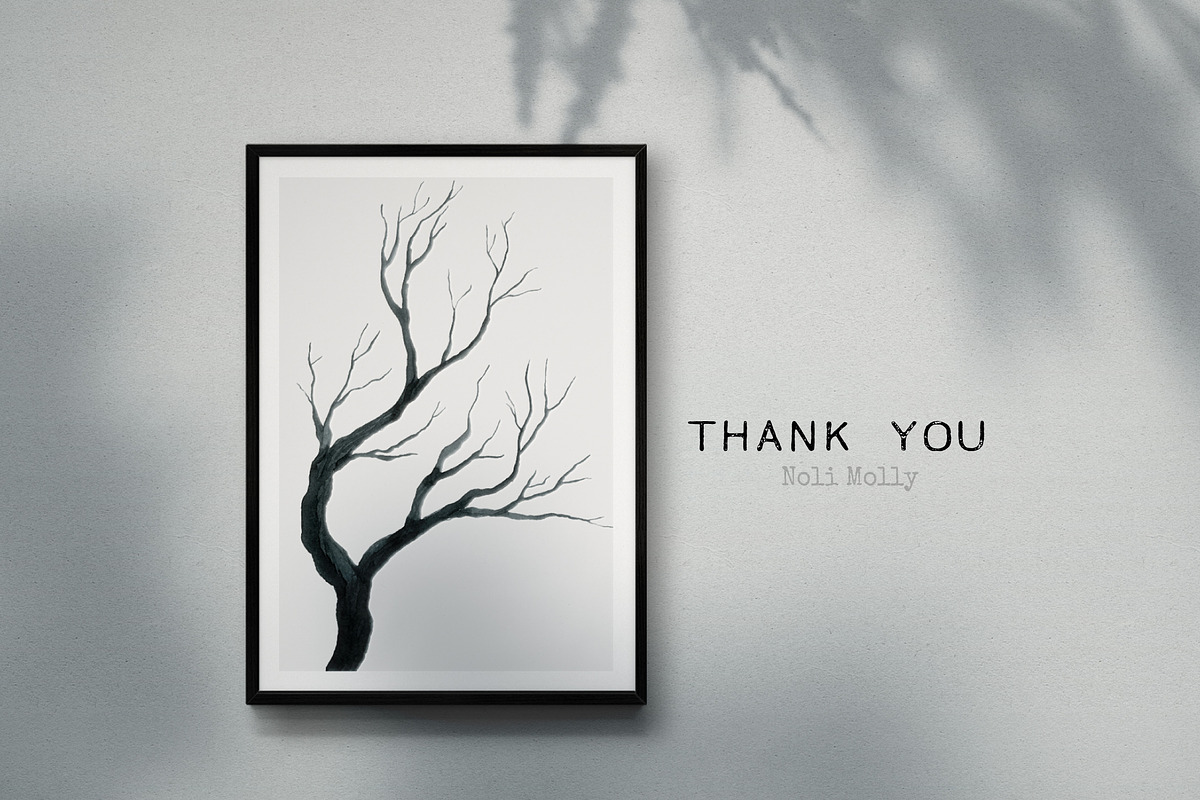 The Trees. Watercolor set., a Decorative Illustration by Noli Molly Store (Photo 8 of 8)