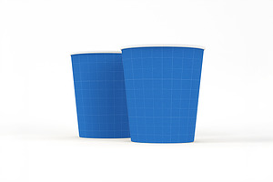 Small Paper Cup Mockup, a Cups & Container Mockup by Qaleb Studio