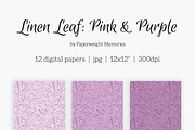 48 Digital Papers - Linen Leaf 12x12, a Pattern Graphic by Paperweight Memories (Thumbnail 5 of 5)