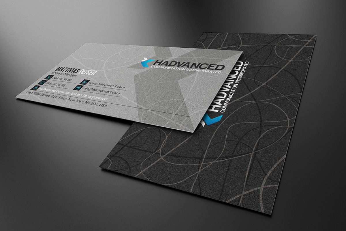 Grey Business Card, a Business Card Template by Marvel (Photo 1 of 3)