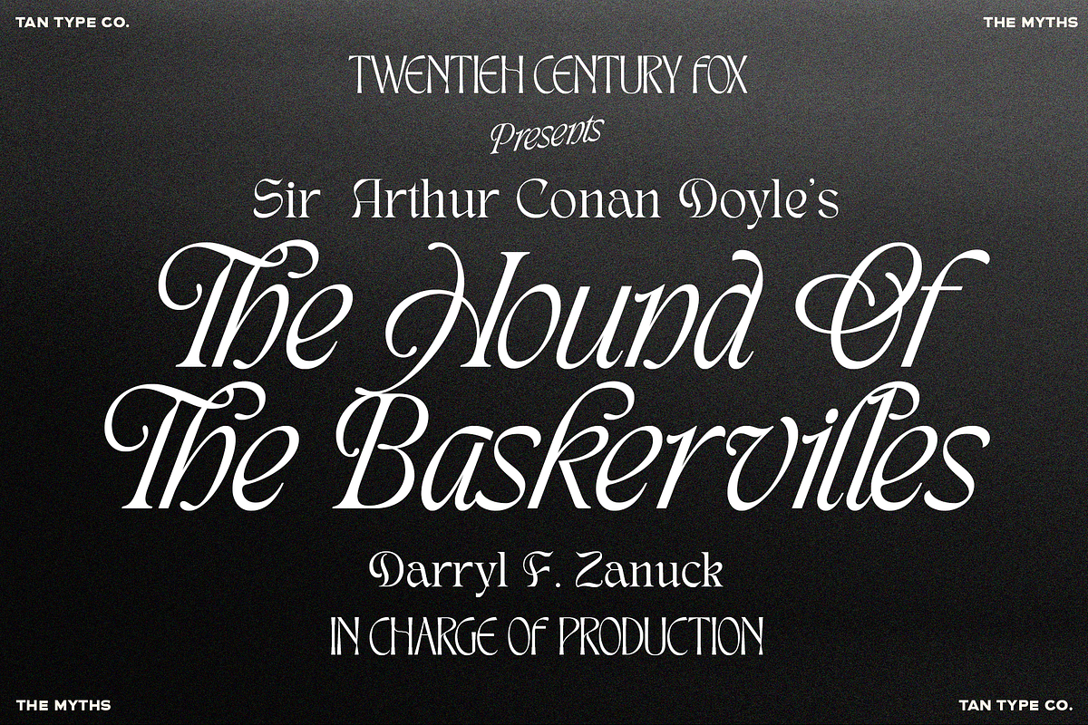 TAN - THE MYTHS, a Font by TanType (Photo 11 of 16)
