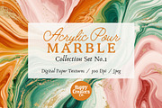 Acrylic Pour Marble Textures, a Texture Graphic by Happy Creators Co. (Thumbnail 1 of 6)