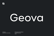 Geova: 16 Geometric Sans Fonts, a Sans Serif Font by Eko Bimantara (Thumbnail 1 of 11)