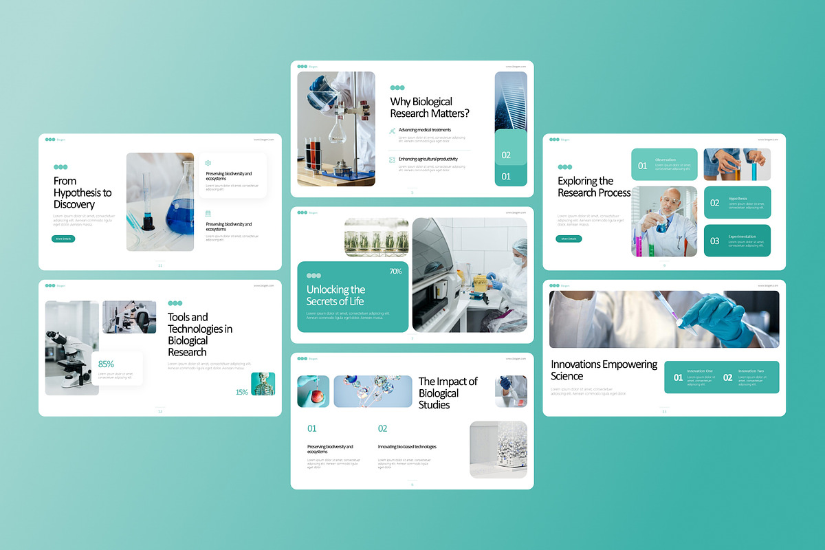 Biological Research PowerPoint, a Presentation Template by Premast (Photo 5 of 5)
