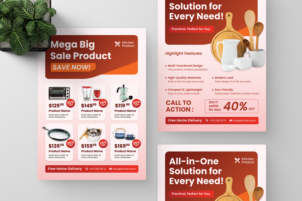 Multiporpuse Product Sales Flyer, a Flyer Template by Annora Studio (Photo 4 of 6)