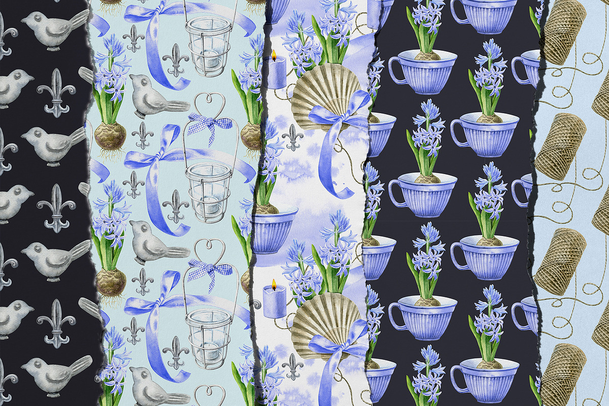 Floral Cottage Watercolor Collection, a Seasonal Illustration by YarovaArt (Photo 13 of 16)