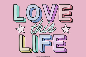 Display font Love This Life