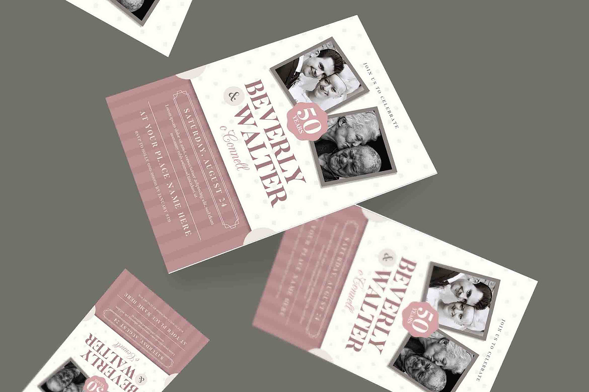 Wedding Anniversary Invitation, an Invitation Template by Vynetta (Photo 5 of 5)