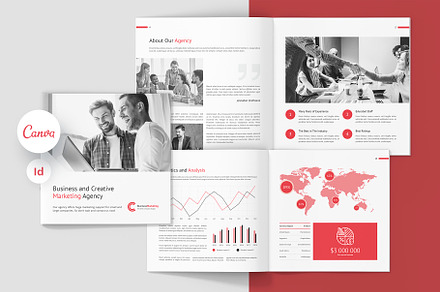 Business Marketing Company Square