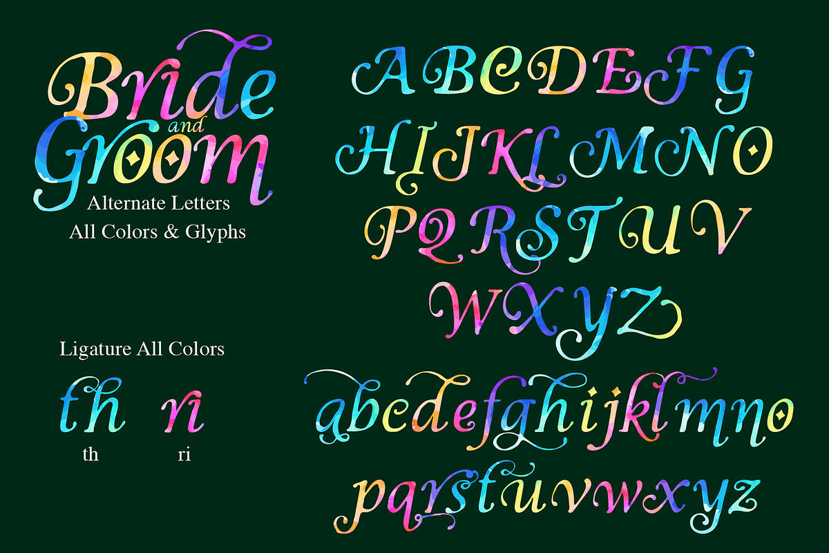 Bride and Groom, a Script Font by BBtypeStudios (Photo 10 of 11)