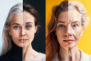 86 Split faces, a Beauty & Fashion Photo by Handmadefont (Thumbnail 3 of 13)