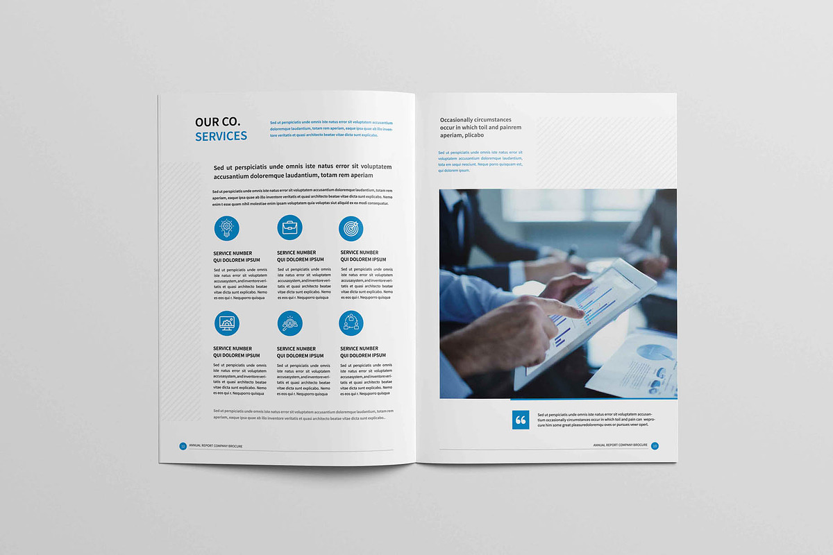 Annual Report Brochure, a Brochure Template by New Lines (Photo 7 of 12)