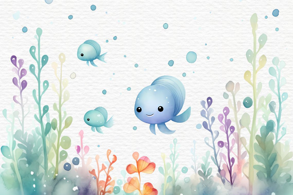 Under the sea baby shower png, an Animal Illustration by Invite to Clipart (Photo 9 of 9)