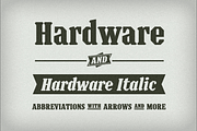Hardware, a Serif Font by oscarfoundry (Thumbnail 1 of 5)