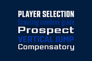 Redzone Display – Condensed, a Font by VarsityType® (Thumbnail 4 of 10)