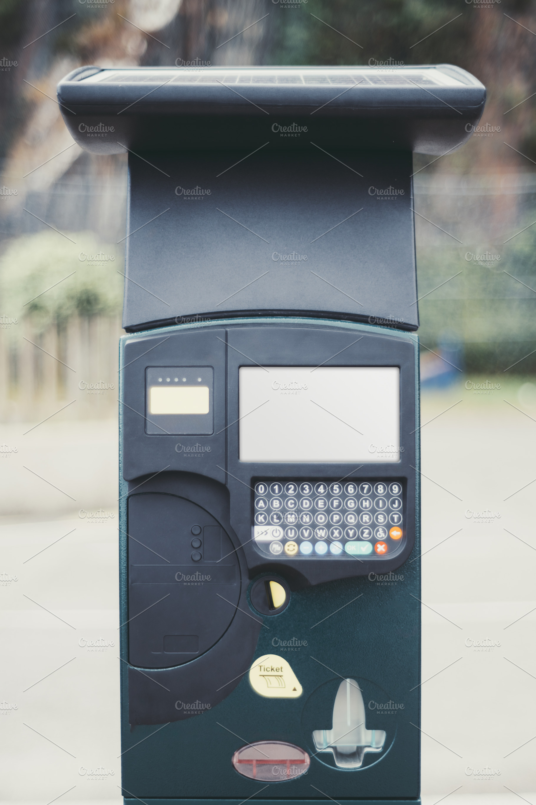 Solar parking meter with keypad, a Technology Photo by SkyNext