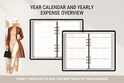 Digital Finance Planner + Stickers, a Templates & Theme by SunshineStudioBoutique (Thumbnail 3 of 9)