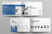 Annual Report Template Landscape, a Brochure Template by MassiveCreator (Thumbnail 2 of 5)