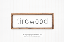 Firewood | Farmhouse Font