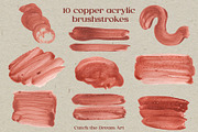 Copper Boho Autumn Dried Florals, a Texture Illustration by Catch the Dream Art (Thumbnail 8 of 13)