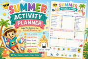 15 Kids Planners Printable Bundle, an Education Illustration by TukTuk Design (Thumbnail 11 of 17)