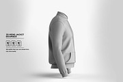 3D Mens Bomber Jacket Apparel Cloth, an Object 3D Model by 3D Resource (Thumbnail 2 of 6)