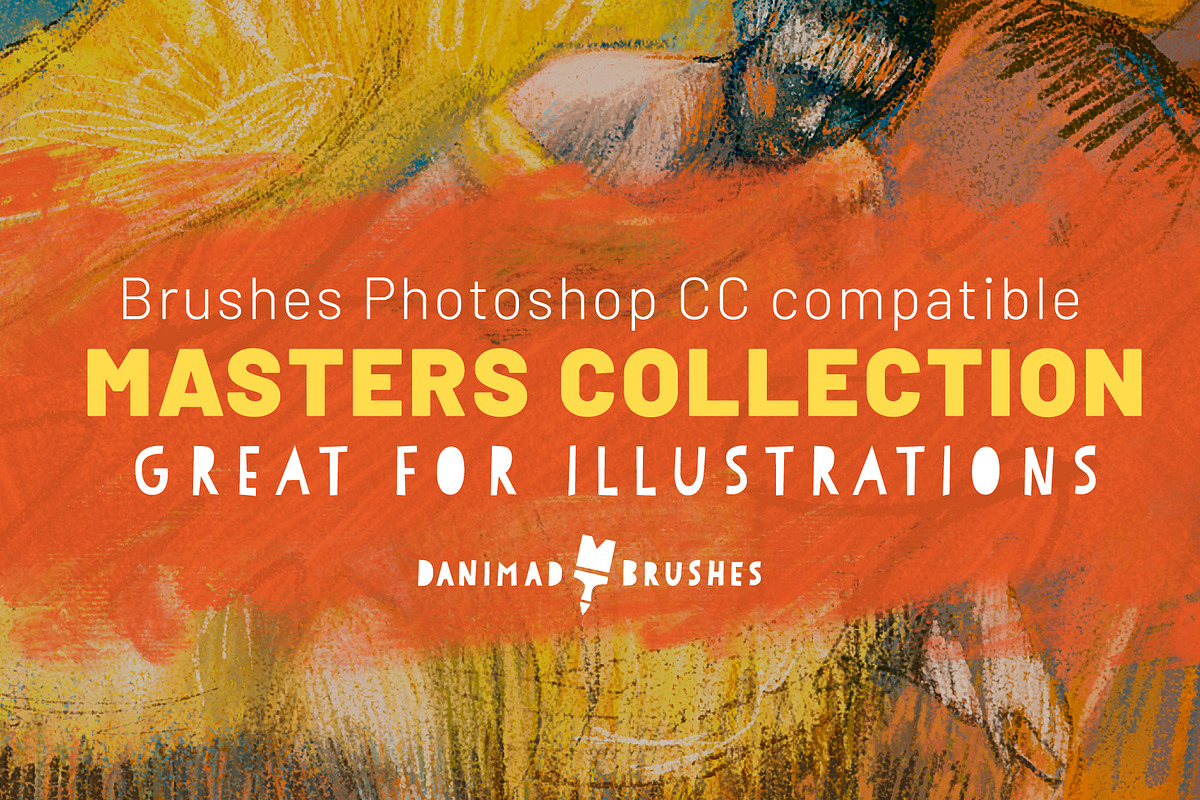 Master Collection Photoshop Brushes, a Brush Add-On by DaniMad Brushes (Photo 1 of 14)