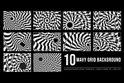 Wavy Grid Background, a Background Graphic by Pitchlook.Studio (Thumbnail 2 of 2)