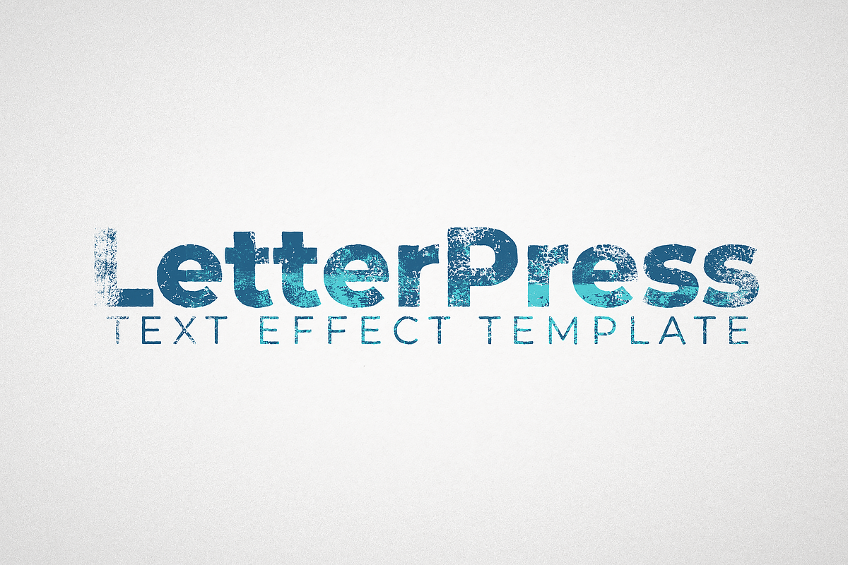Letterpress Text Effect Template, a Layer Style Add-On by Mint Pixels (Photo 1 of 9)