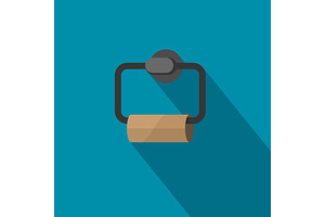 Empty toilet paper