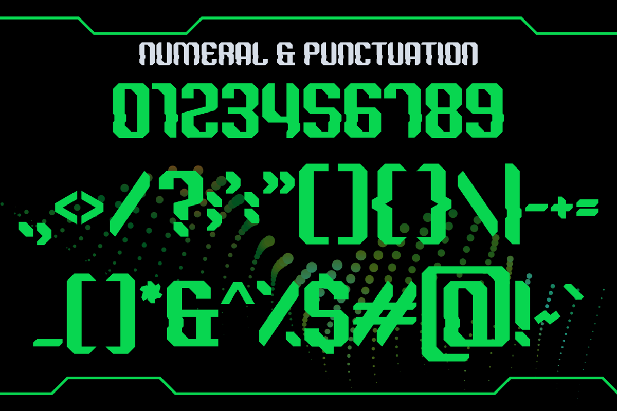 Digital Caliper-Futuristic Typeface, a Handwritten Font by MaikoHatta (Photo 4 of 9)