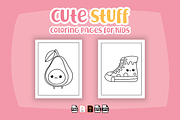 Cute Stuff Coloring Pages Kids - Kdp, an Education Illustration by Sultana177 (Thumbnail 3 of 3)