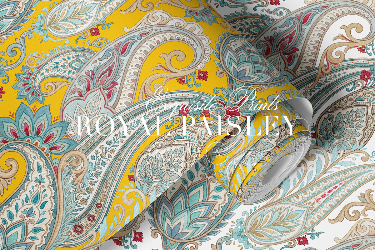 Royal Paisley Seamless Patterns 2026, a Pattern Graphic by LEAFure (Photo 1 of 10)