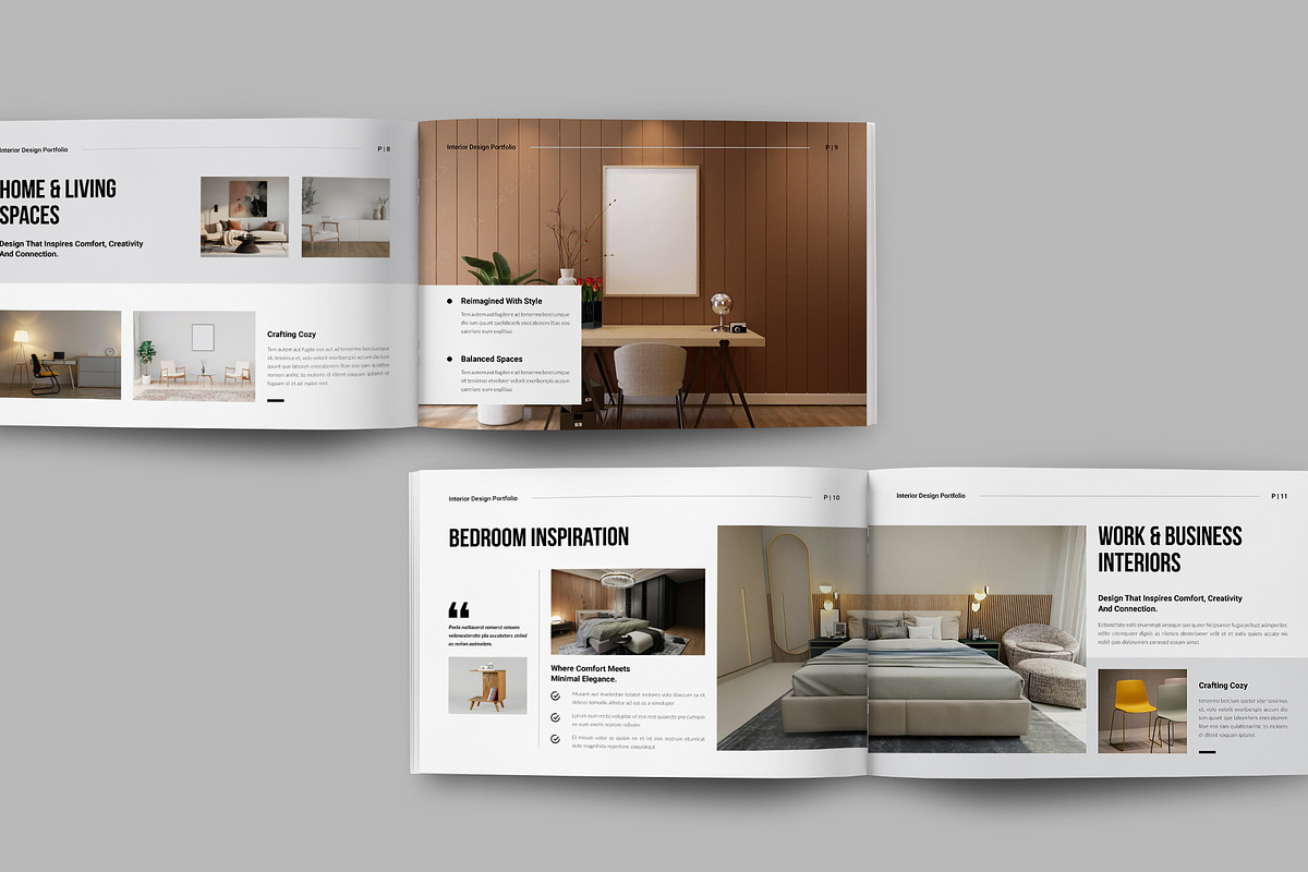 Design Portfolio Template Landscape, a Brochure Template by StyleArt (Photo 5 of 10)