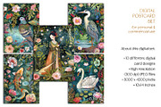 The Chinese Garden Postcard Set, a Decorative Illustration by The Dutch Lady Designs (Thumbnail 5 of 6)