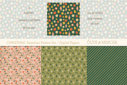 Christmas seamless patterns, a Graphic by Olive & Mimosa (Thumbnail 3 of 3)