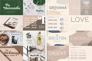 Modern Font Bundle