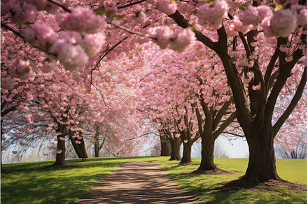 Spring landscape with blooming, a Nature Photo by Lermont51