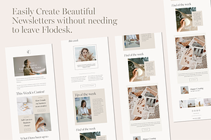 Flodesk Weekly Newsletter Template