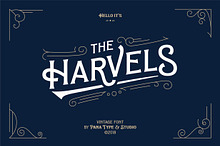Harvels-Vintage Typeface