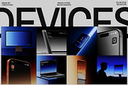 Apple device mockups v3, a Device Mockup by Creatoom (Thumbnail 1 of 12)