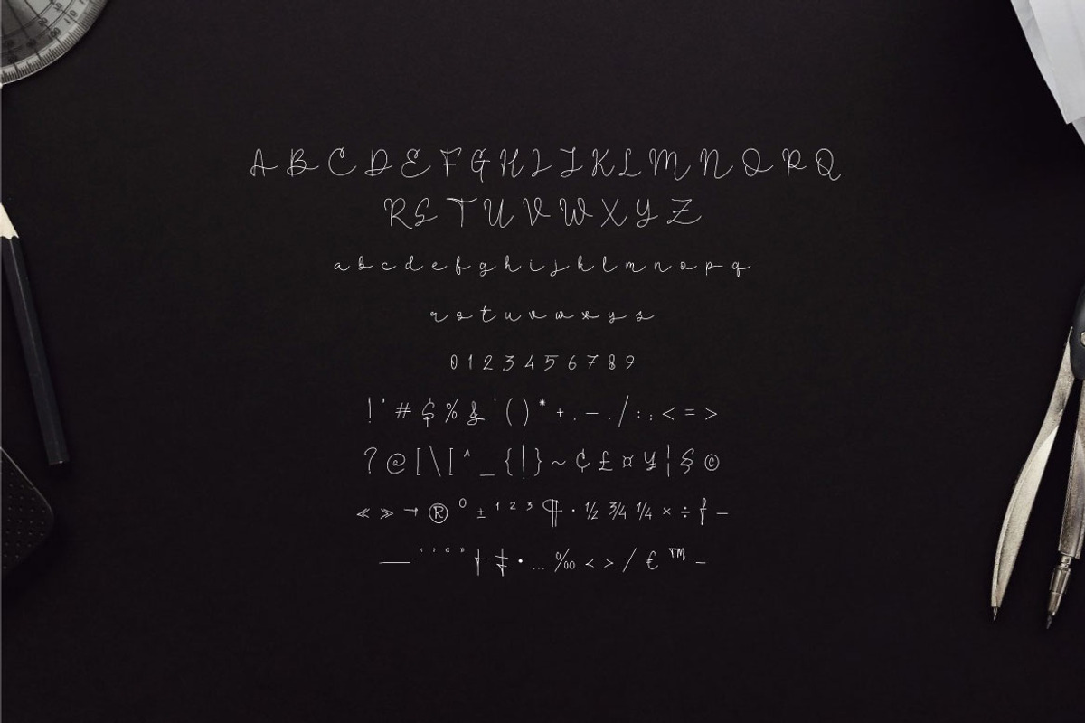 Gost Signature - Handwritten Font, a Handwritten Font by Mightyfire (Photo 2 of 5)