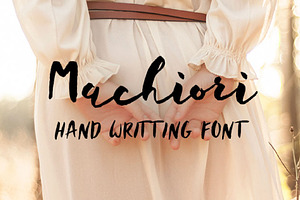 Machiori - Brush Font