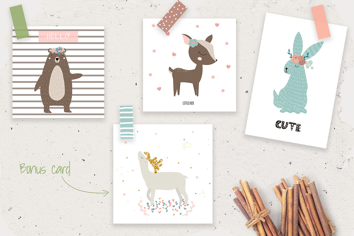 Funny forest, an Animal Illustration by Viktoria Siarova (Photo 5 of 6)