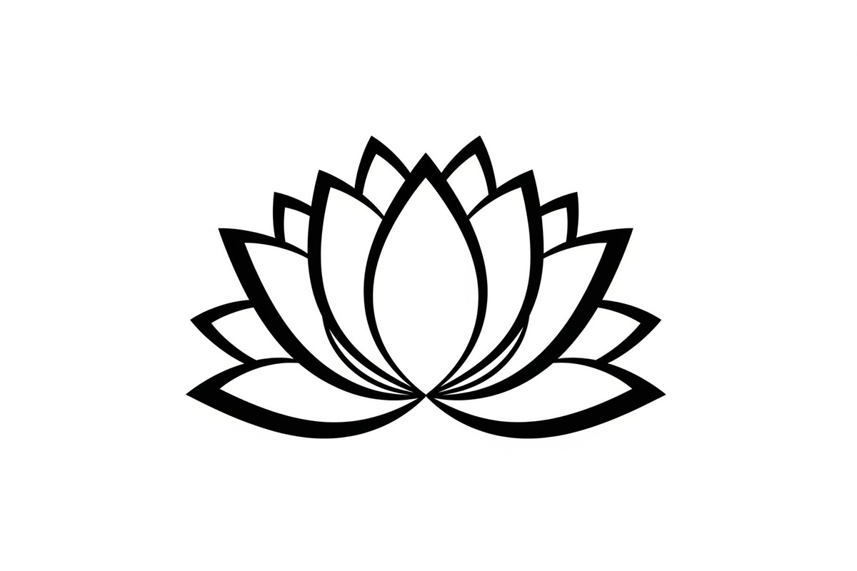 Lotus Flower Vector Icon Bundle, an Illustration by yasushie (Photo 48 of 51)