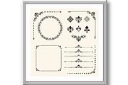 Vintage Set of Vector Elements, a Pattern Graphic by FineArtStudio (Thumbnail 3 of 3)