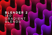 Blender 2: 160 Gradient Blend Shapes, an Object Graphic by RuleByArt (Thumbnail 1 of 23)