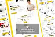Min Jae - Studen Portfolio Landing, a Landing Page Template by productype1 (Thumbnail 3 of 5)