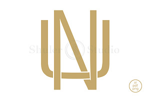 NU Monogram UN Monogram