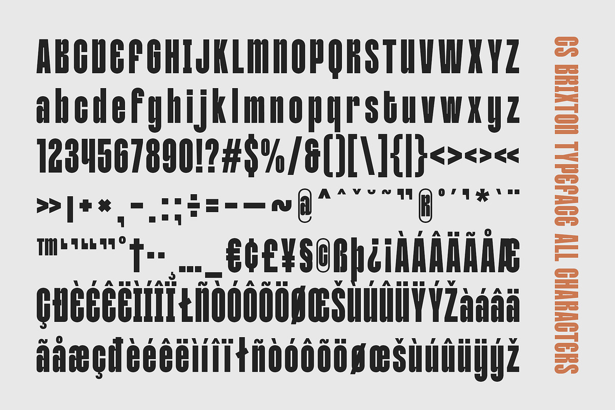 CS Brixton – Bold Font, a Sans Serif Font by Craft Supply Co. (Photo 8 of 8)